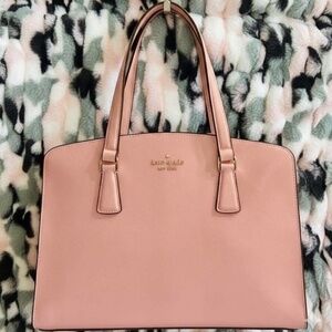 Kate Spade “Perry” Lg Saffiano Satchel Bag